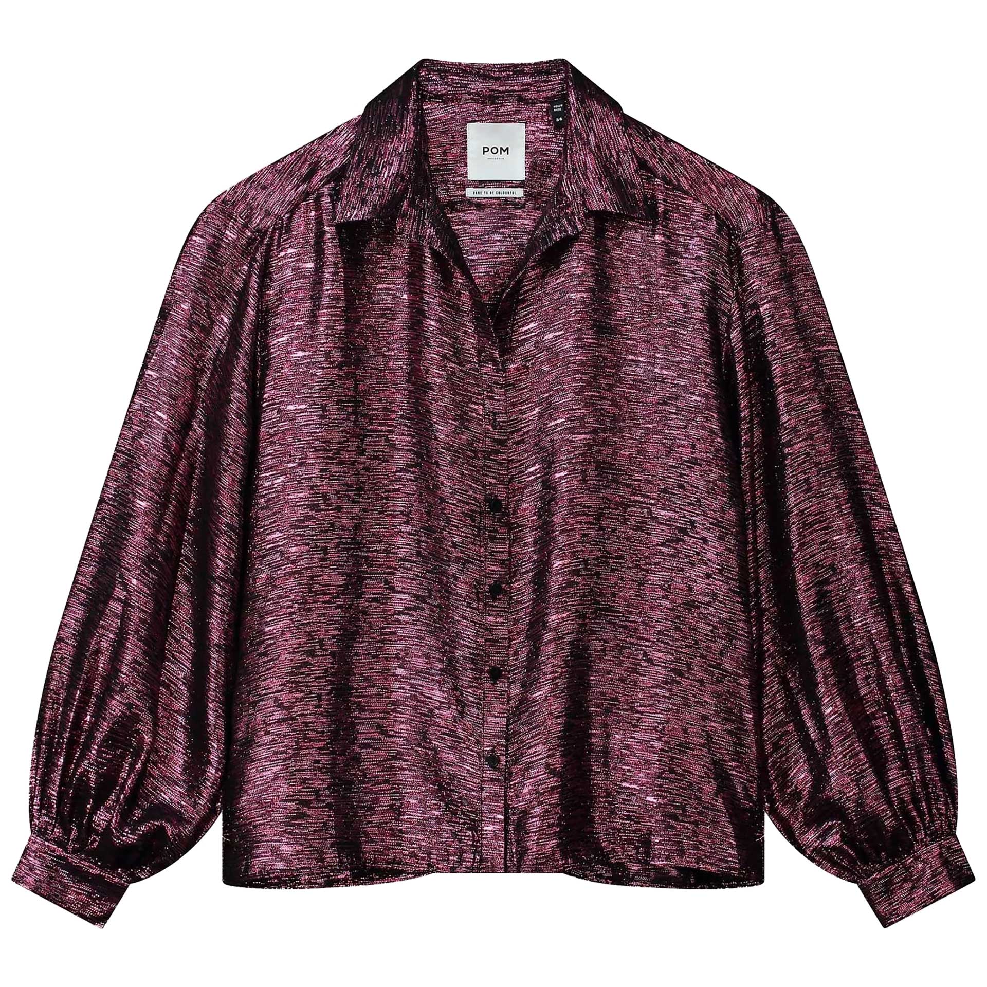 Pom Blouse Violet Festive