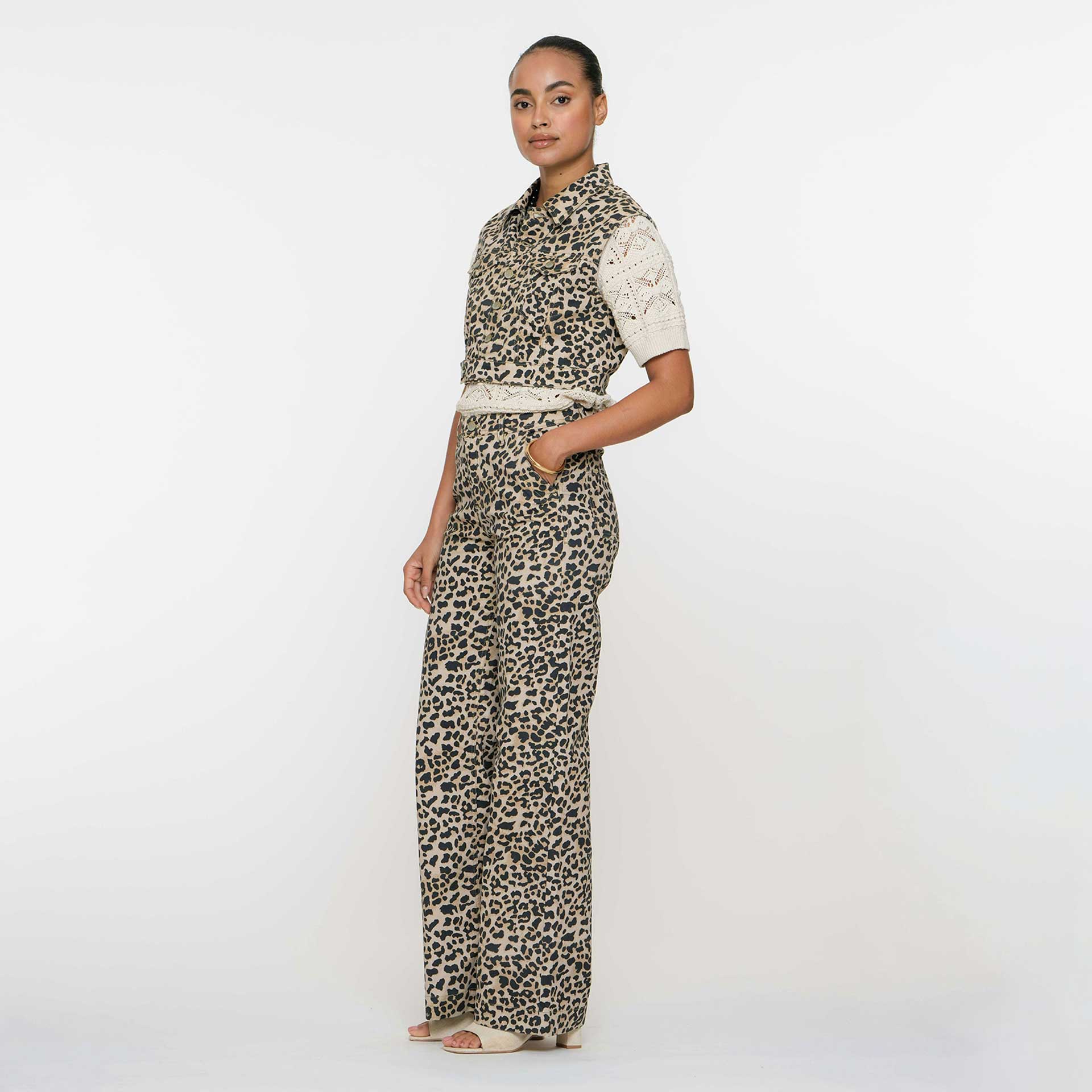 Geisha Jeans Leopard