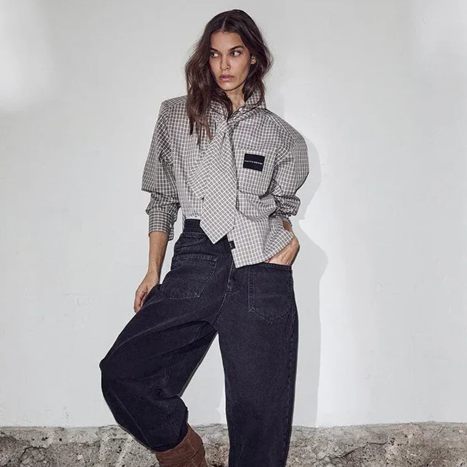 Haute Lamitie Blouse Chess