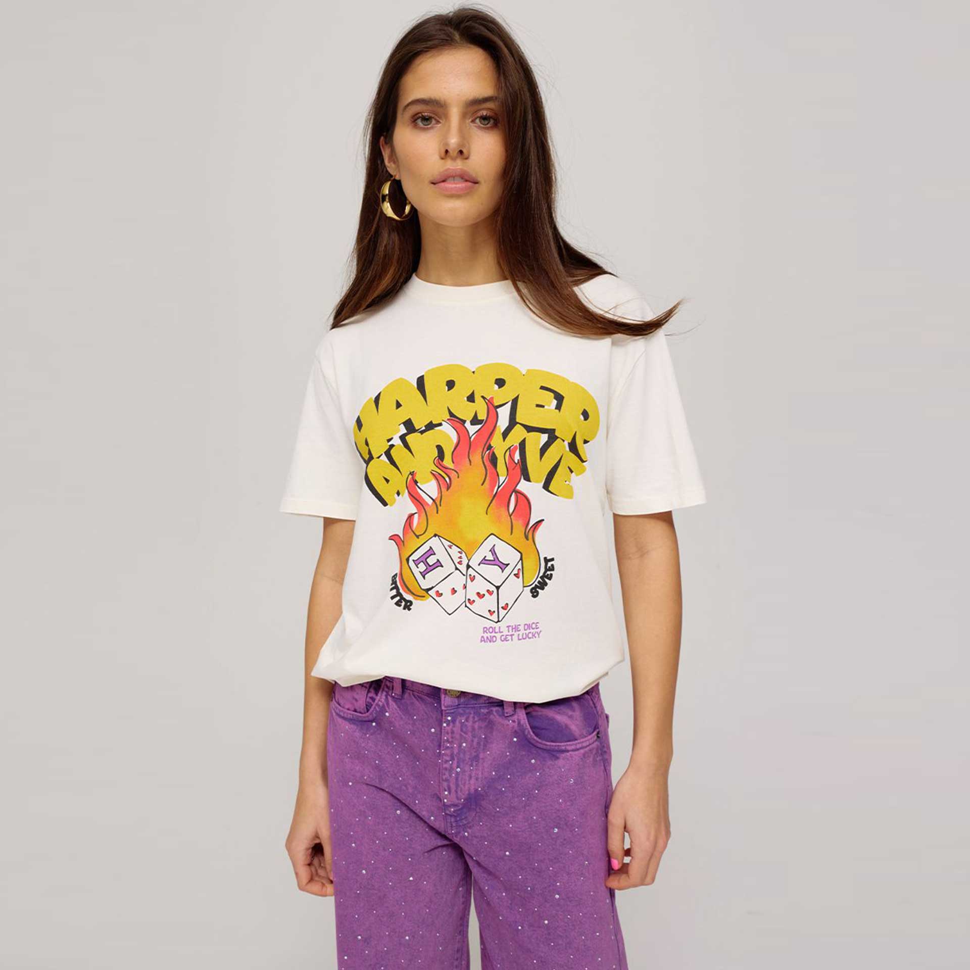 Harper & Yve T-shirt Roll the dice