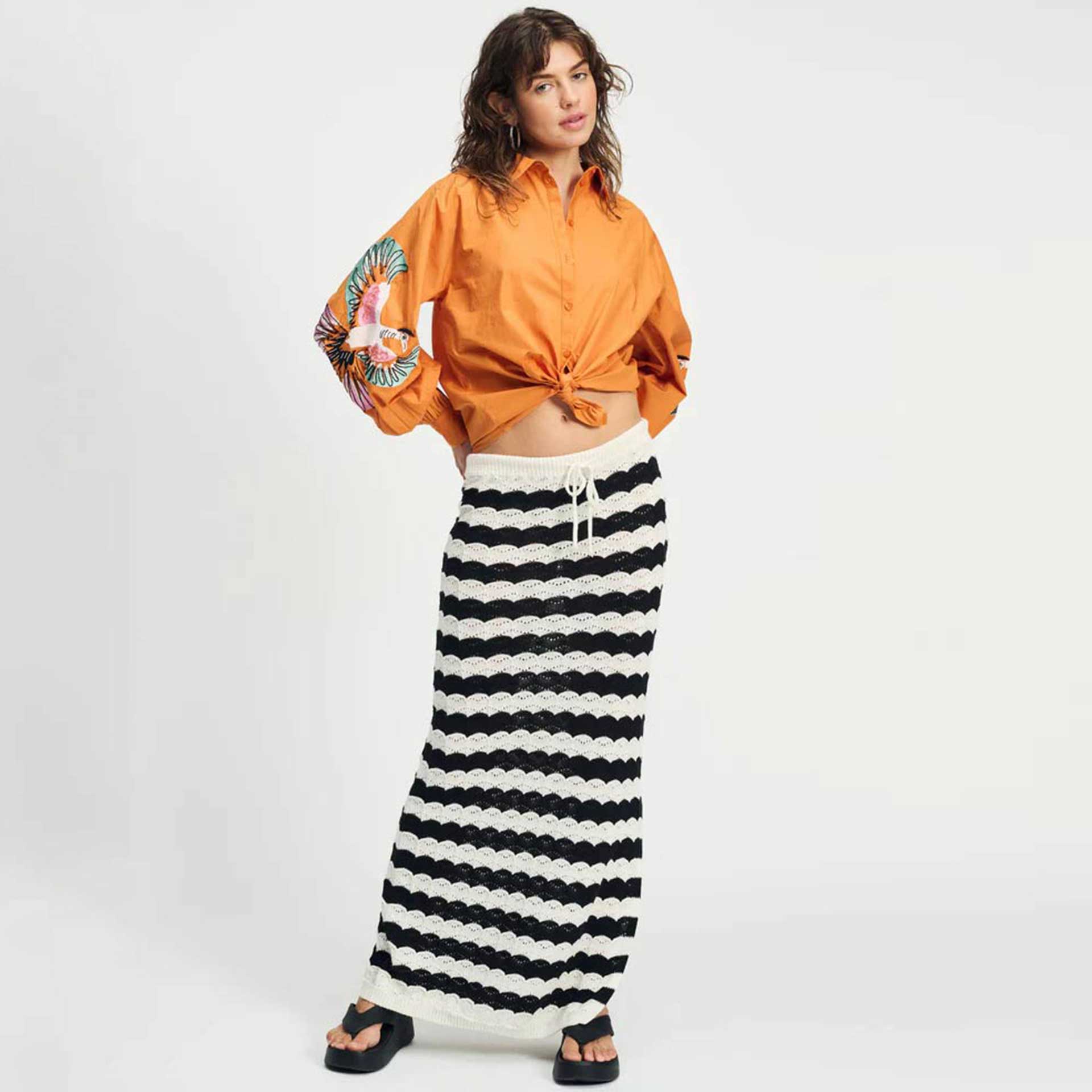 Pom Blouse Lexi Bird Sienna