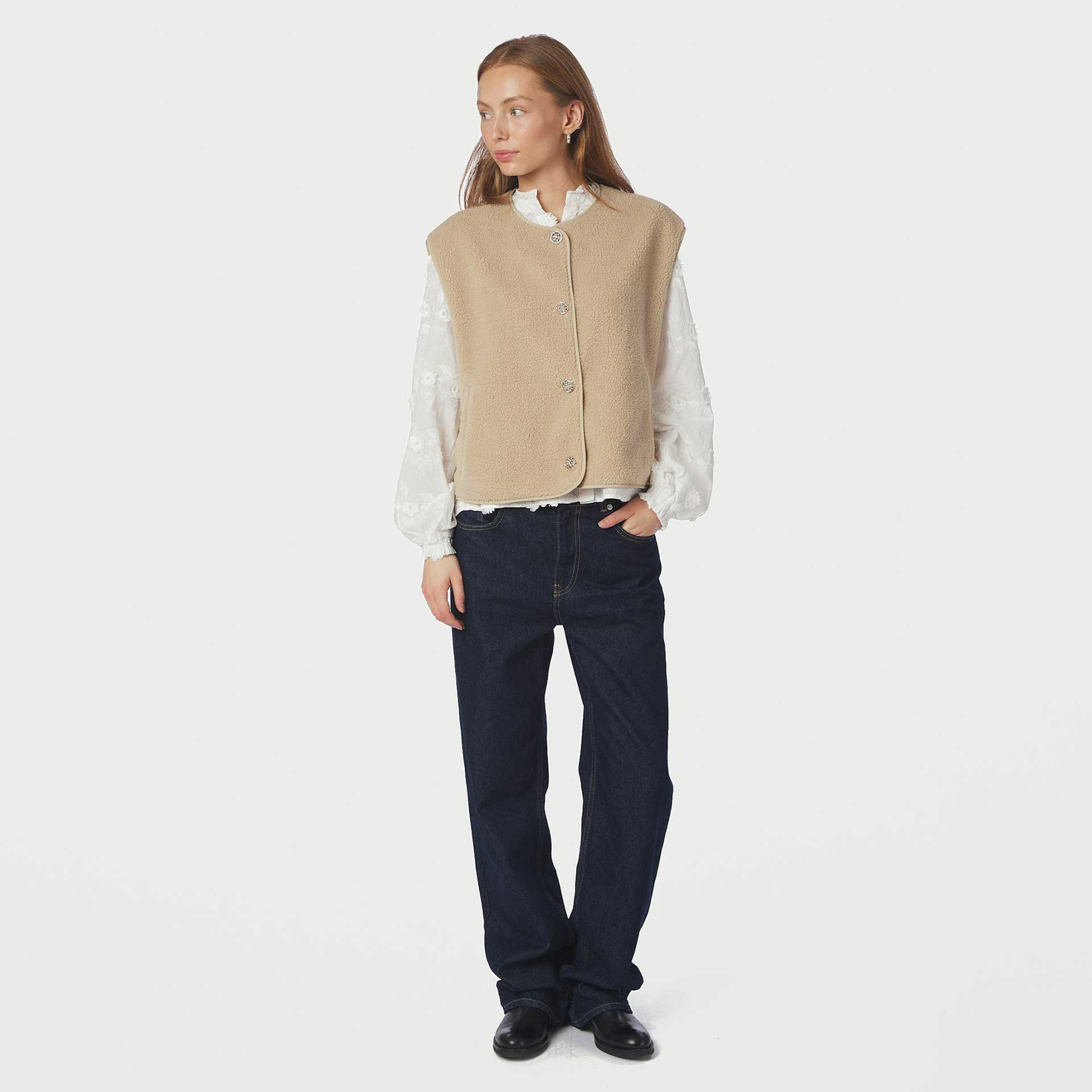Neo Noir Gilet Mariko Teddy