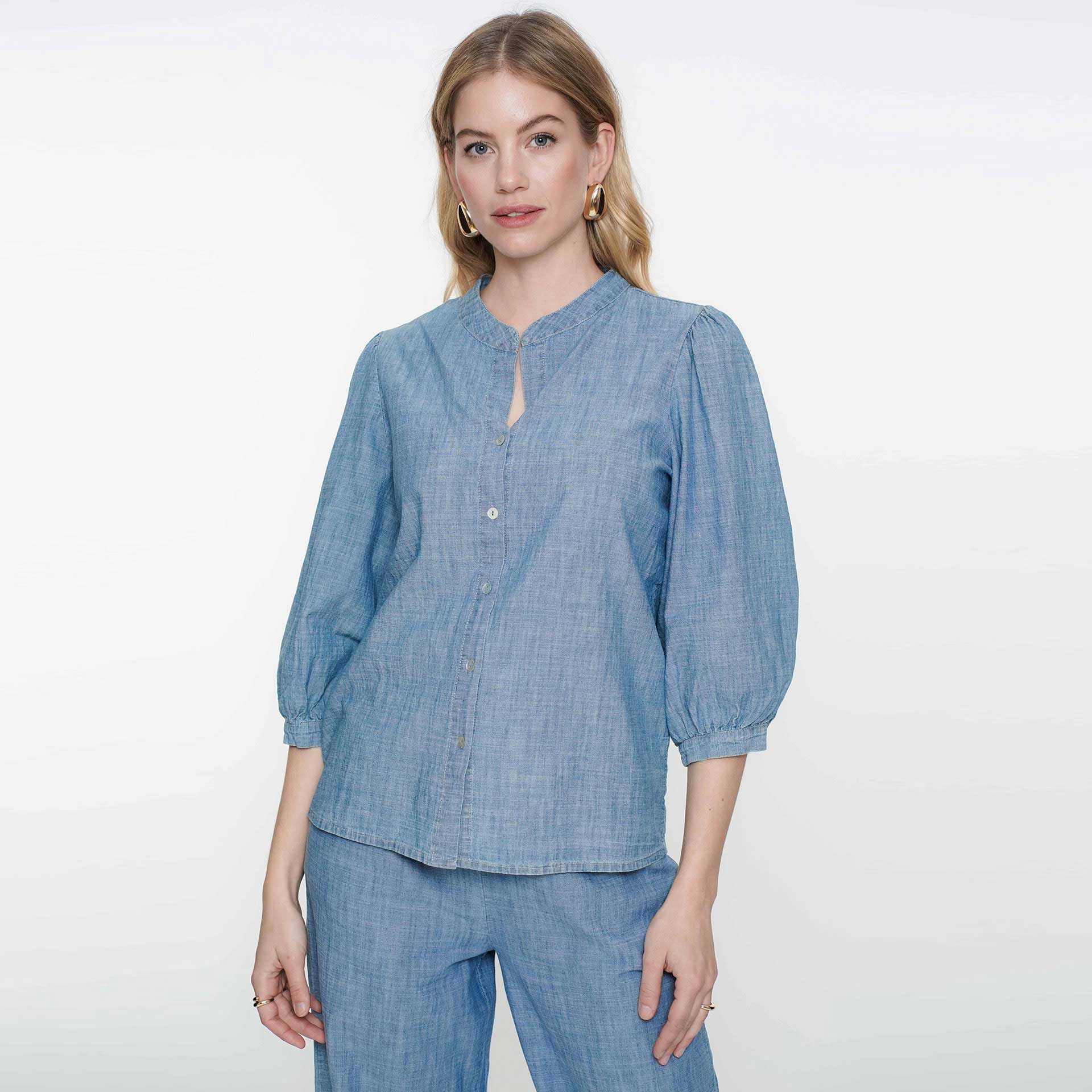 Geisha Blouse Chambray