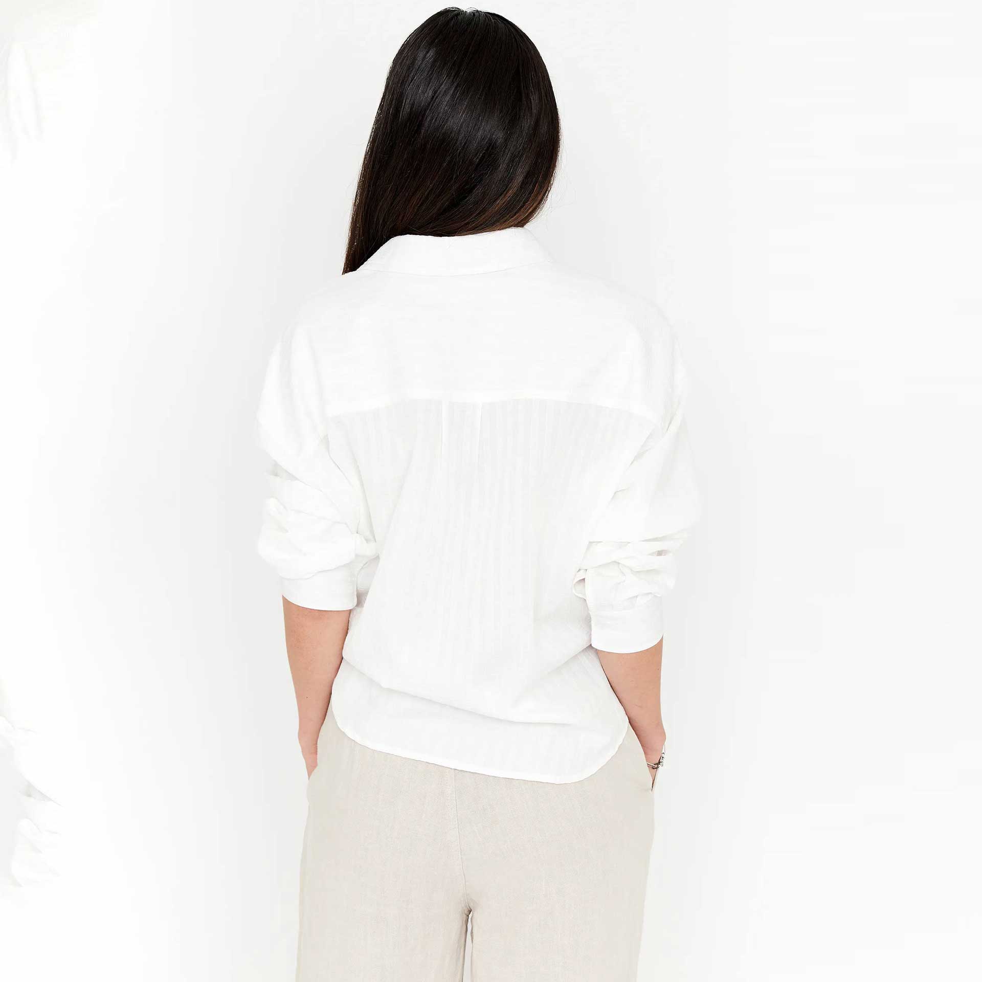 Anna Blue Blouse Sam