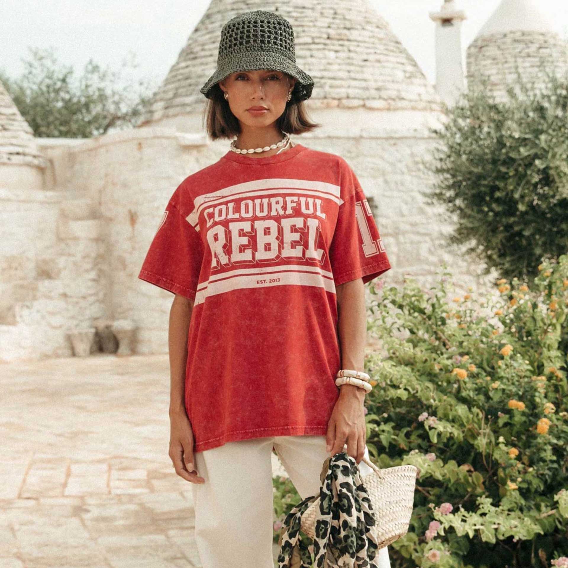 Colourful Rebel T-Shirt Logo Block