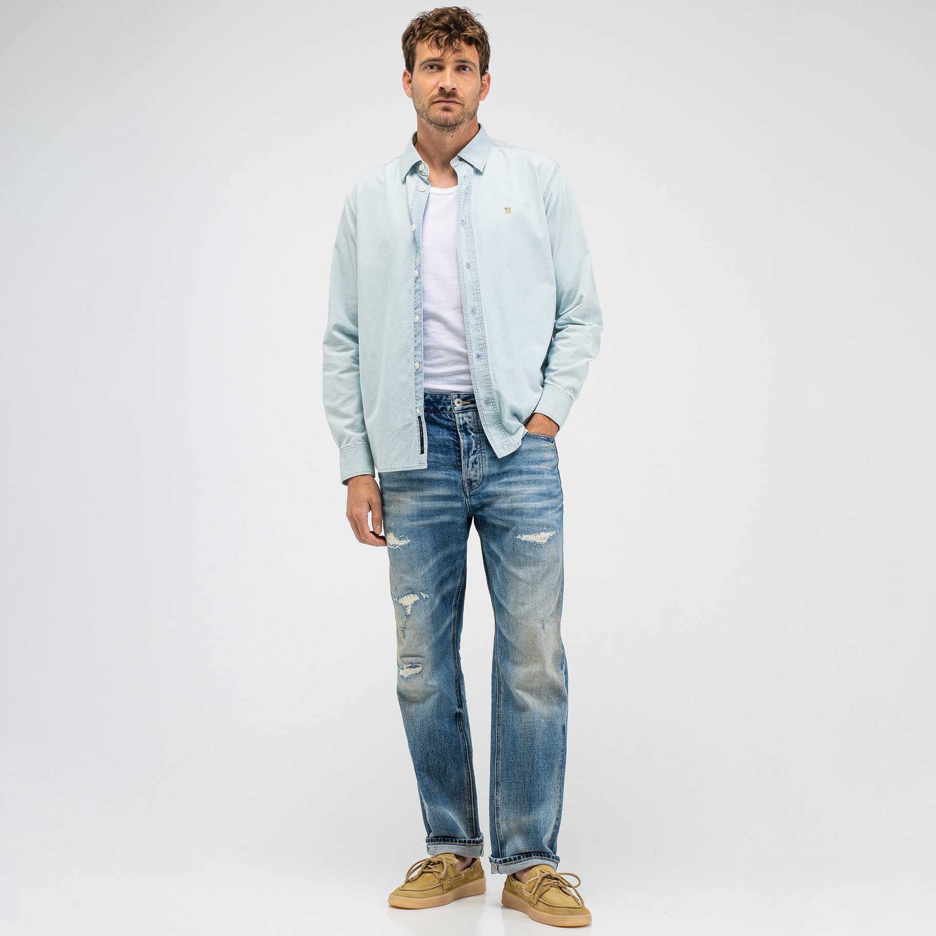 Butcher of Blue Overhemd Upton