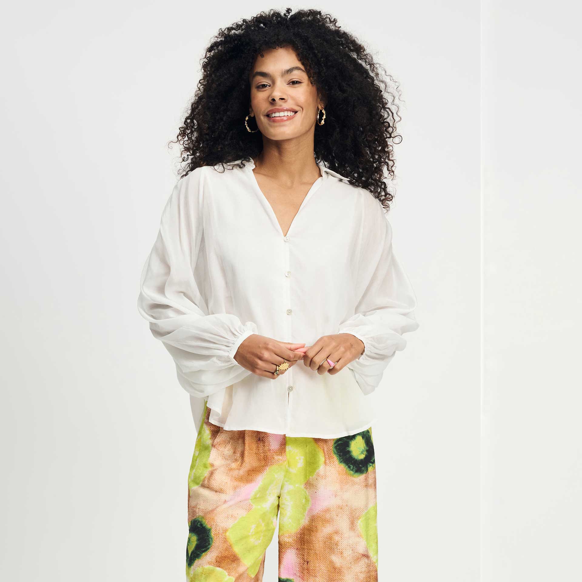 Pom Blouse Lena Crispy 