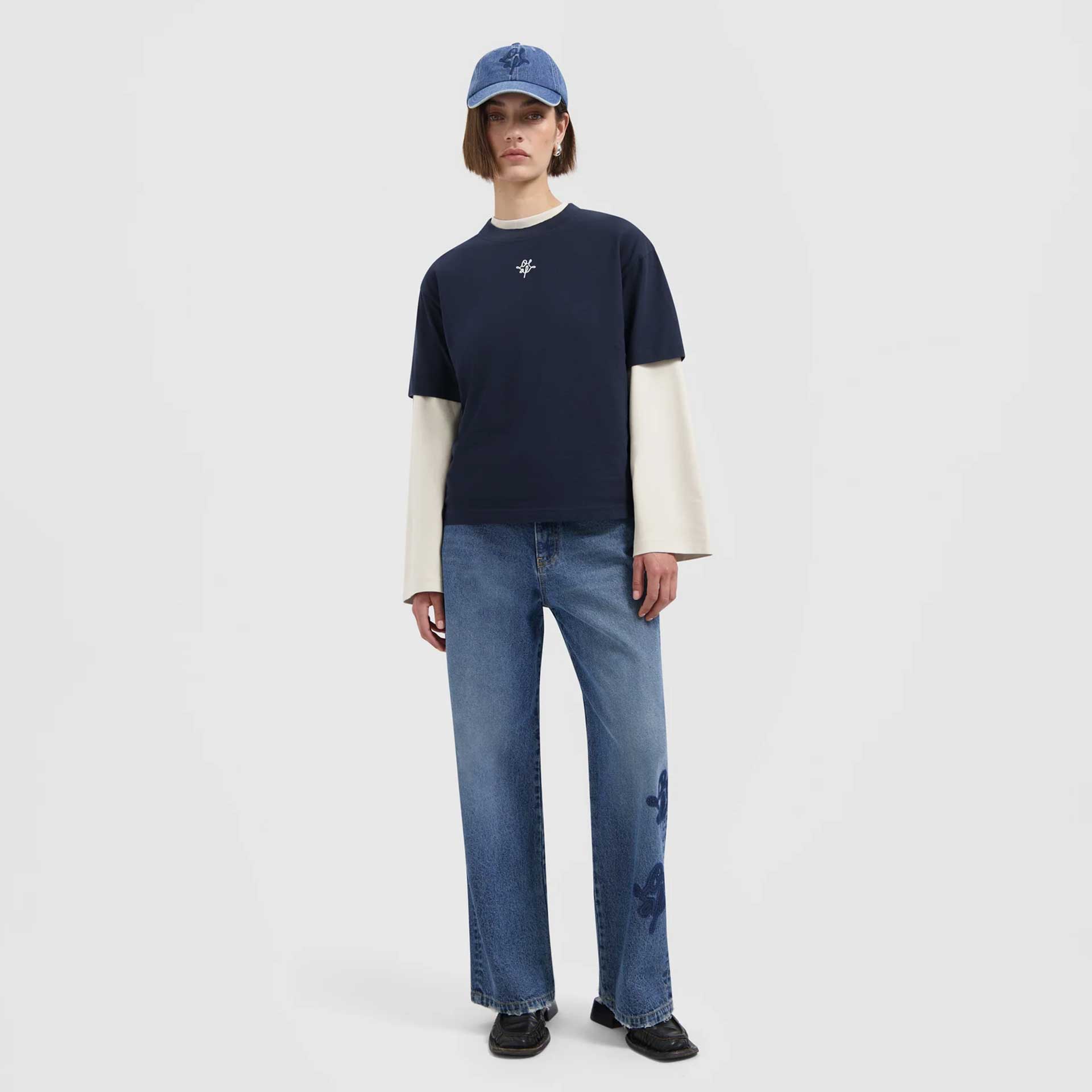 Olaf Hussein T-Shirt Monogram Regular