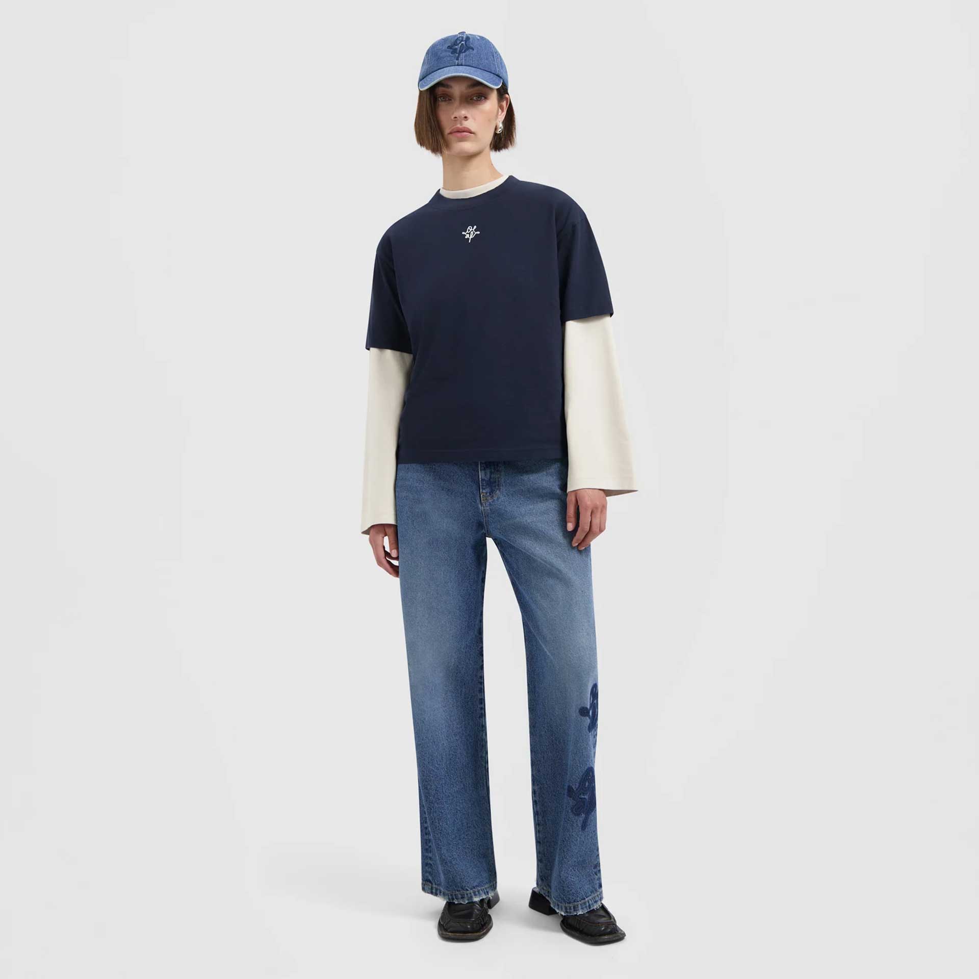 Olaf Hussein T-Shirt Monogram Regular