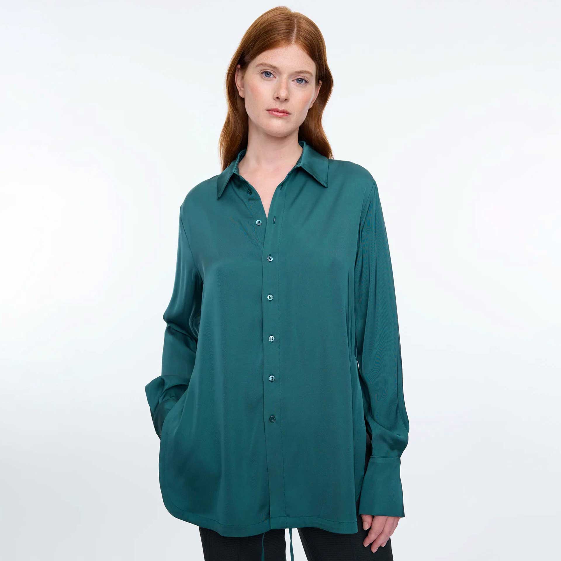 Vanilia Blouse Satin Wrap