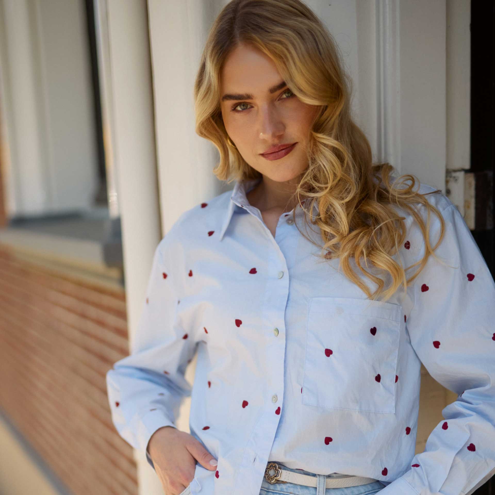 NUKUS Blouse Sorrento Heart