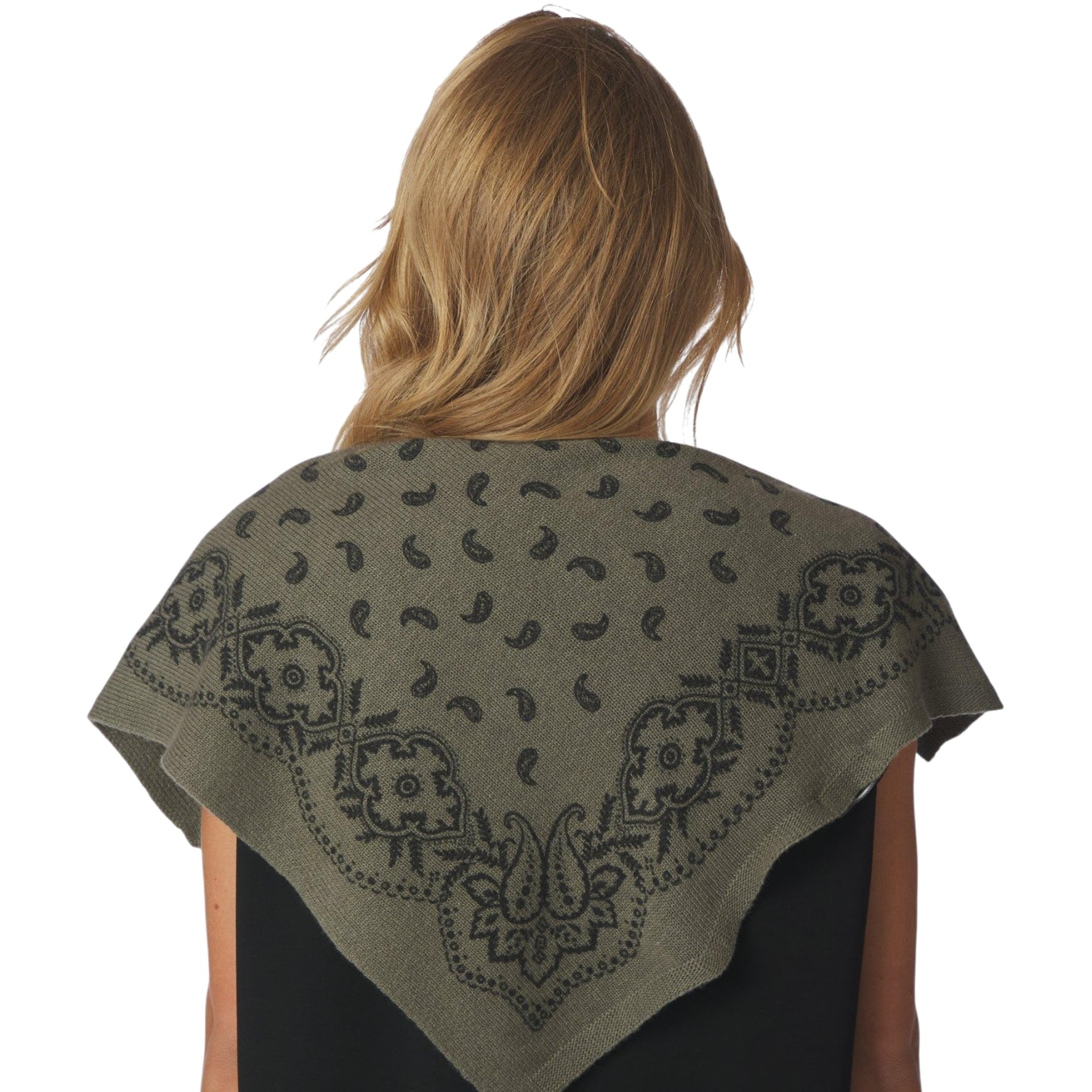 Neo Noir Sjaaltje Adelina Paisley Knit