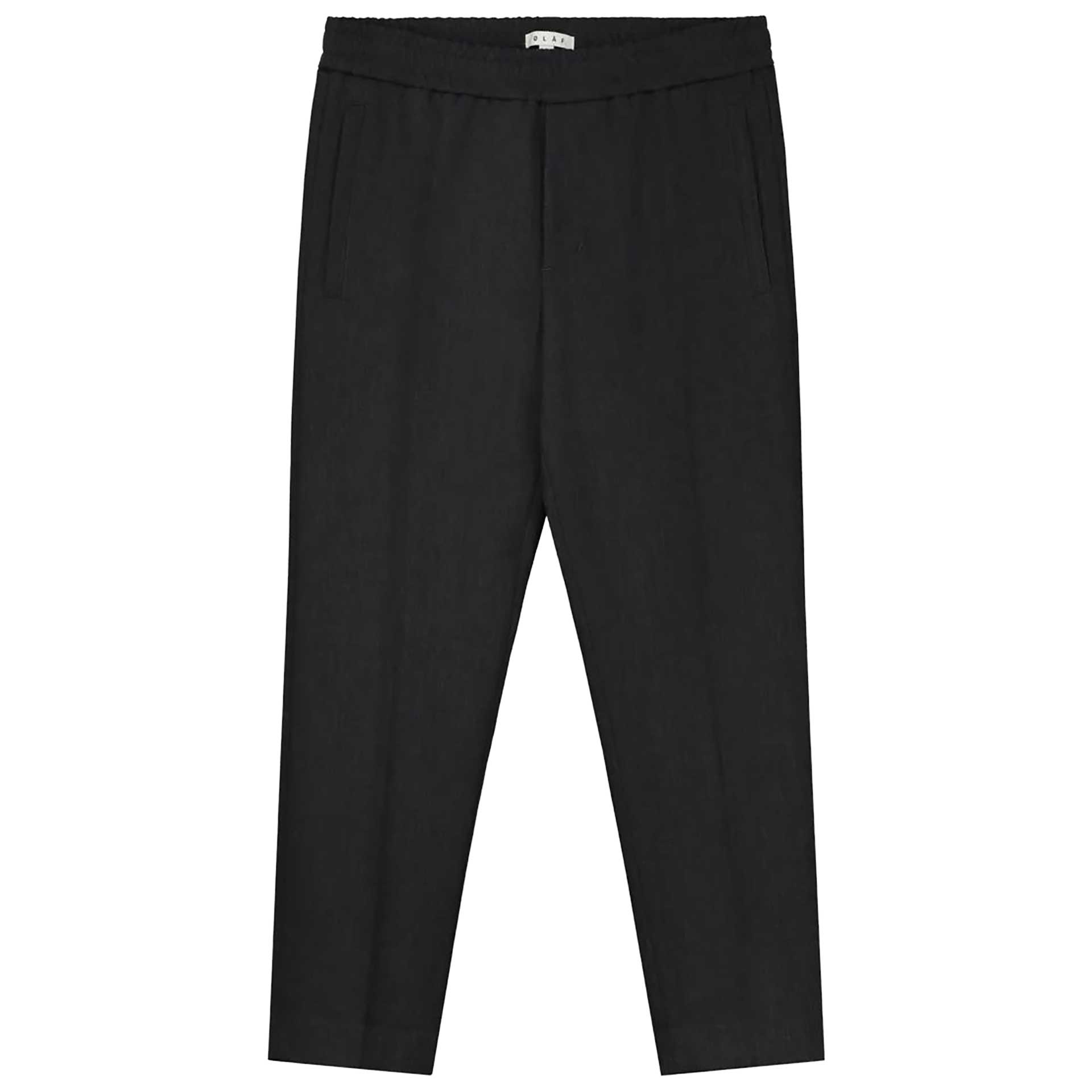 Olaf Hussein Broek Tailored slim elasticated