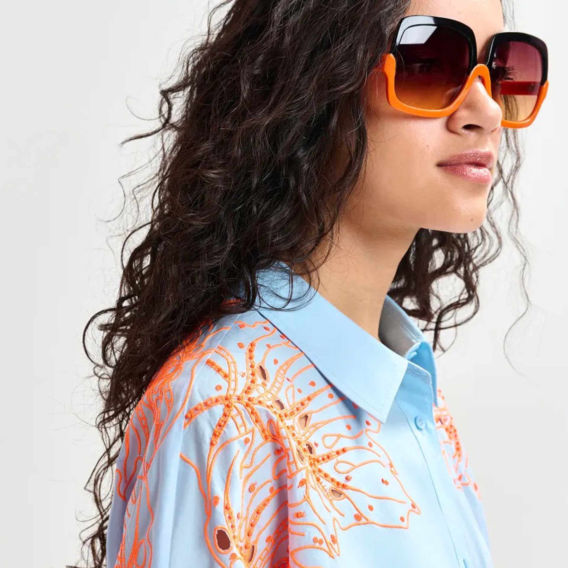 Essentiel Jurk Hanchor embroidery