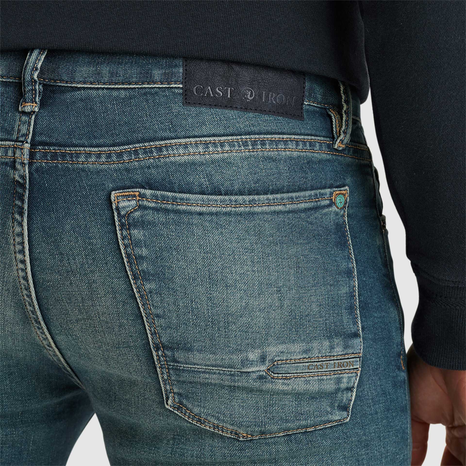 Cast Iron Jeans Riser Slim