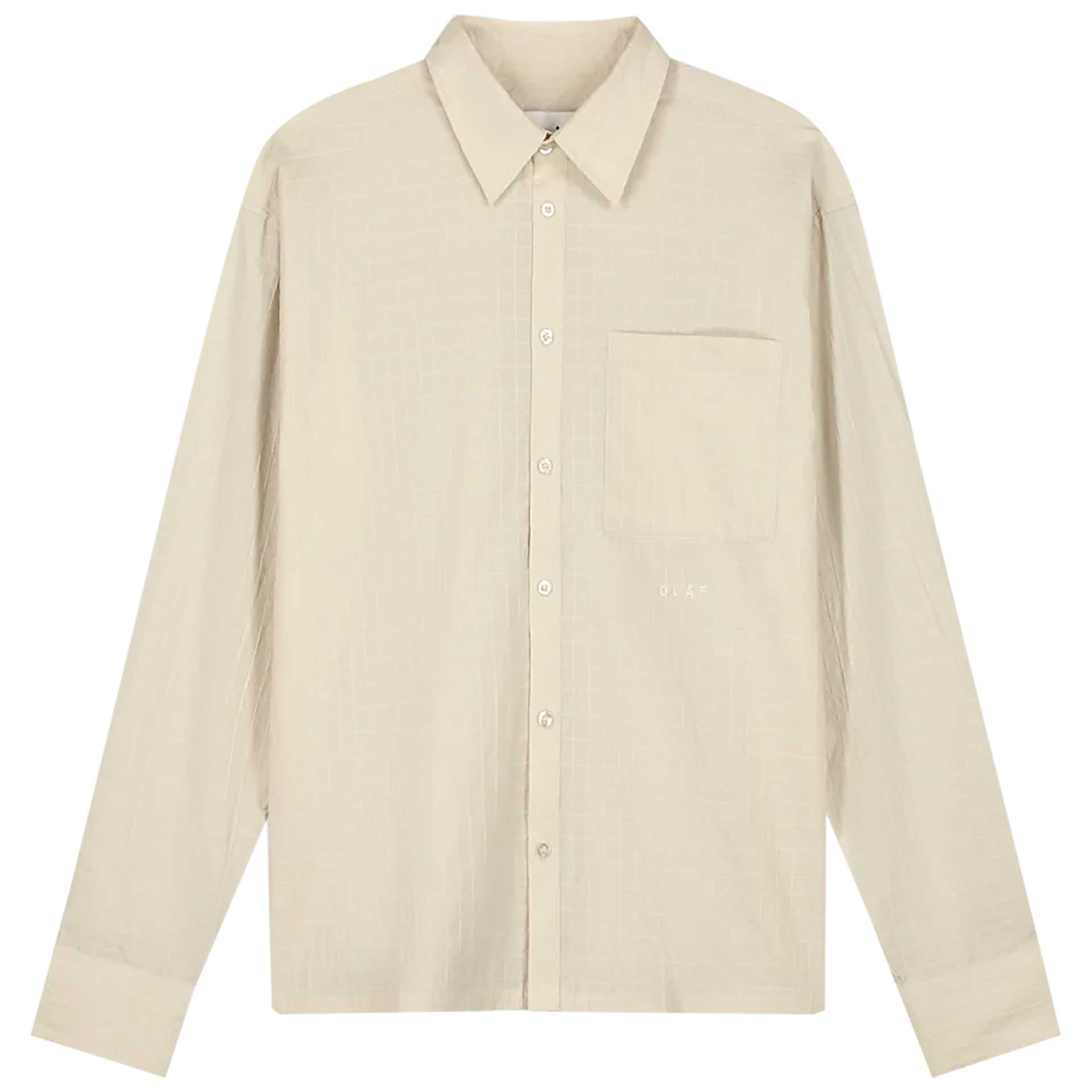 Olaf Hussein Overhemd Textured Boxy
