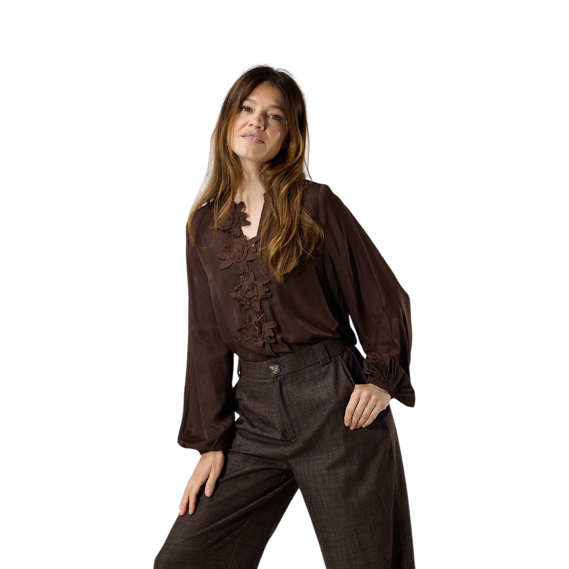 Label Dot Blouse Ally