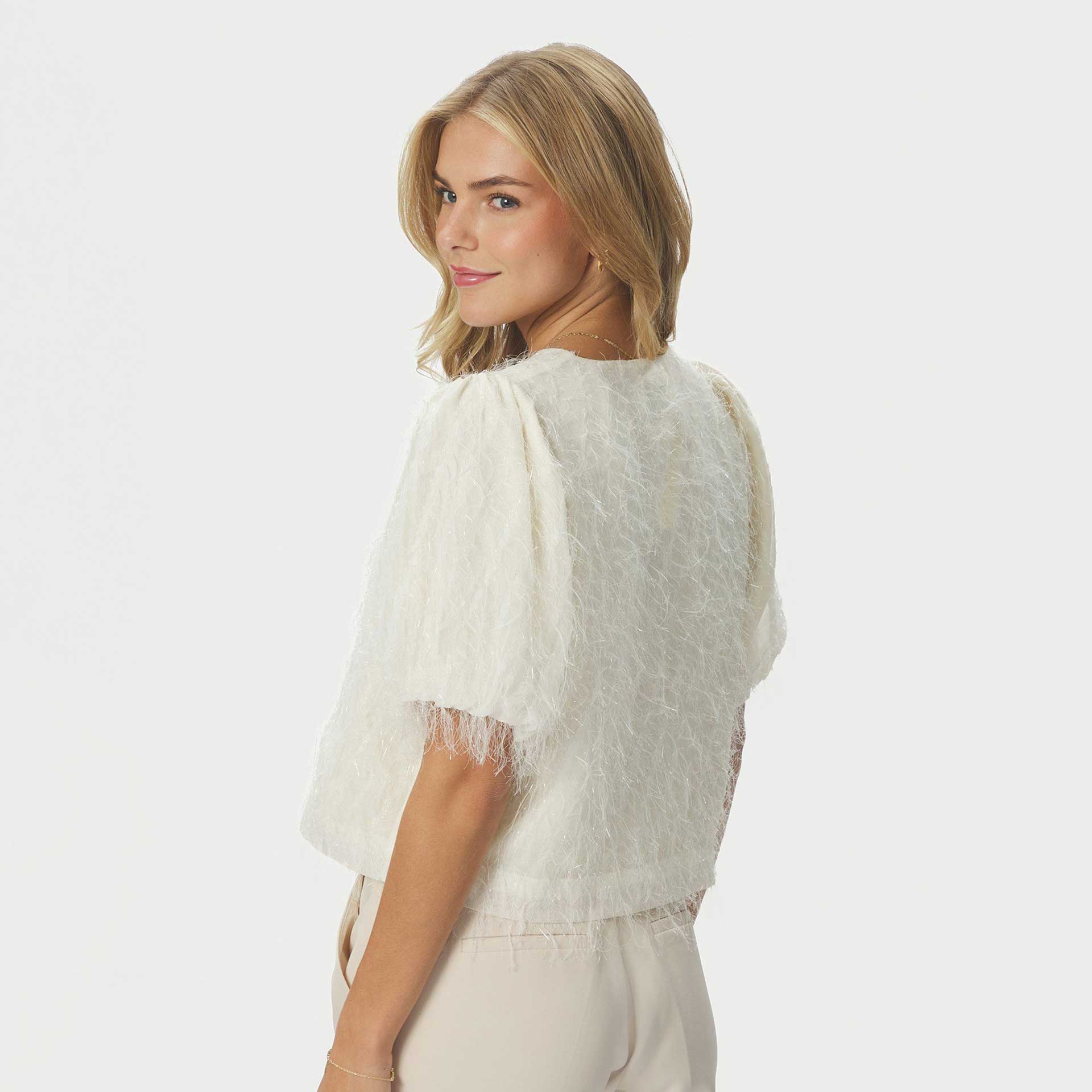 Neo Noir Blouse Top Aisa Frilly