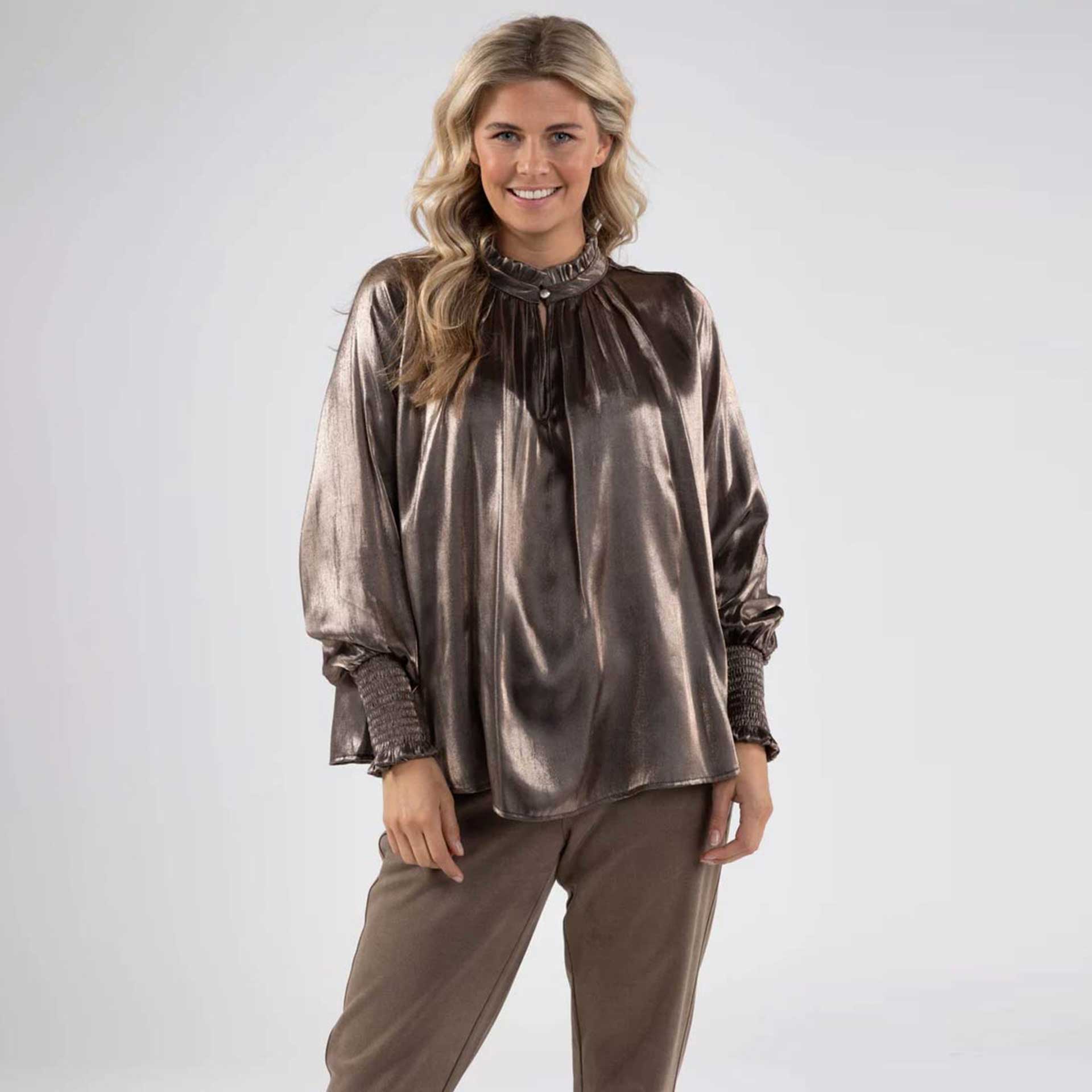 NUKUS Blouse Marbella