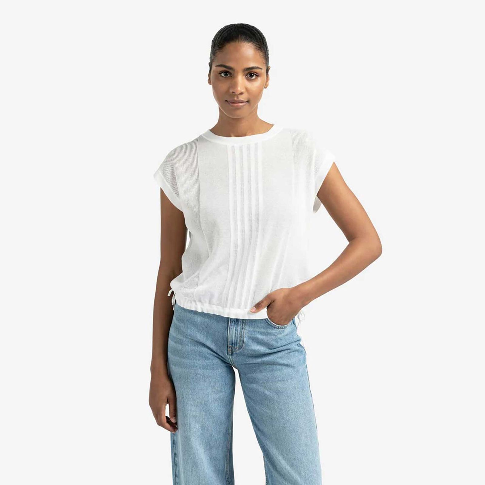YAYA B.V / Damen-Shirt / ?rmelloses gewebtes Oberteil