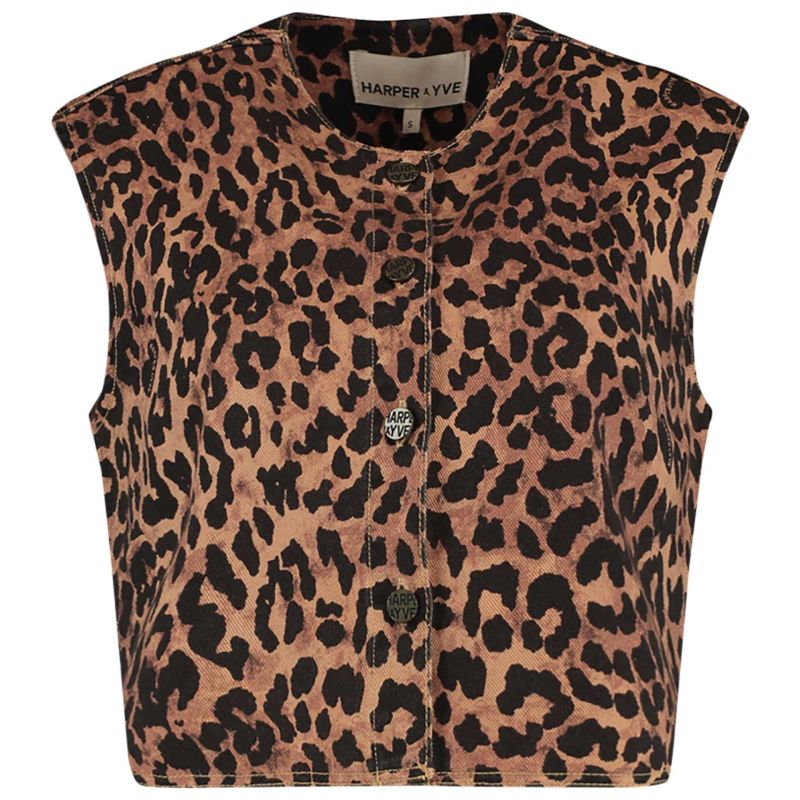 Blouses lange mouw bruin Harper & Yve main image 0